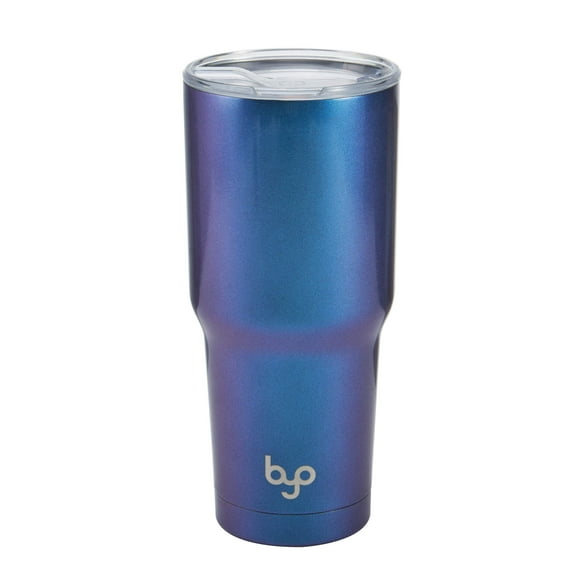 BYO by BUILT Gobelet en Acier Inoxydable à Double Paroi 30 Onces Bleu Iridescent 5227239