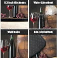 thumbnail image 5 of 2Pcs Wine Kitchen Rugs Set of 2 Floor Mats for Cooking Non Slip Waterproof Standing Kitchen Runner Mats 17\u201dx30\u201d+17\u201dx47\u201d, 5 of 6