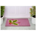 thumbnail image 5 of Calloway Mills 107522436 24 x 36 in. Holly Berry Doormat - Multi Color, 5 of 9