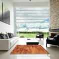 thumbnail image 6 of Ahgly Company Indoor Rectangle Patterned Neon Orange Area Rugs, 2' x 3', 6 of 6