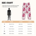 thumbnail image 4 of Picia Peonies And Roses Womens Soft Woven Cotton Elastic Waistband Sleep Pajama Pant Lounge Sleep Pant With Pockets And Drawstring-X-Large, 4 of 9