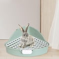 thumbnail image 1 of Pet Toilet Potty Trainer Pet Pan Other Animals Guinea Pig Rabbits Litter Green, 1 of 10
