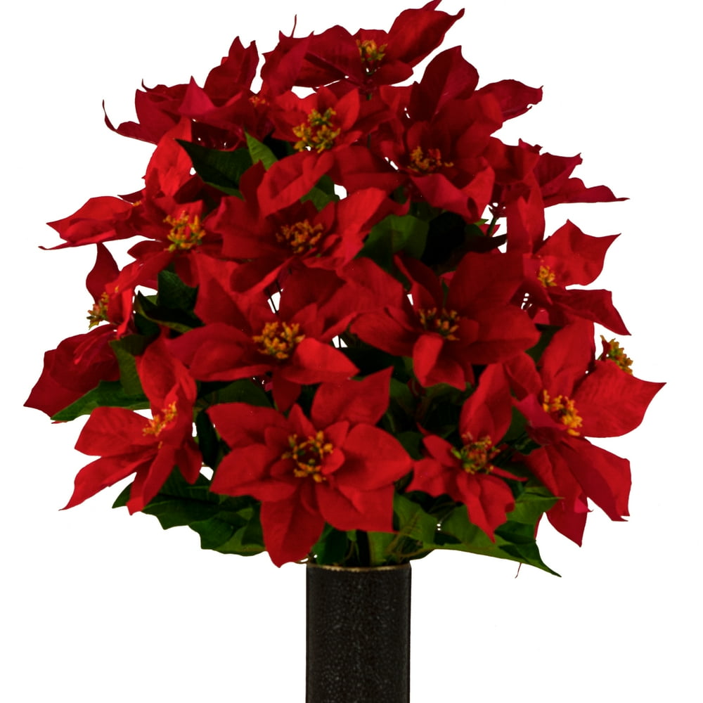 Sympathy Silks Artificial Cemetery Flowers – Realistic- Outdoor Grave