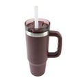 thumbnail image 6 of Ozark Trail 30 oz Stainless Steel Insulated Tumbler with Handle, Maroon, 6 of 10