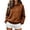 ZC Brown, variant on HCYSFG Cheetah Print Tops For Women Leopard Print Hoodies Drop Shoulder Long Sleeve Loose Fit Ribbed Cuffs Everyday Pullover Sweatshirts