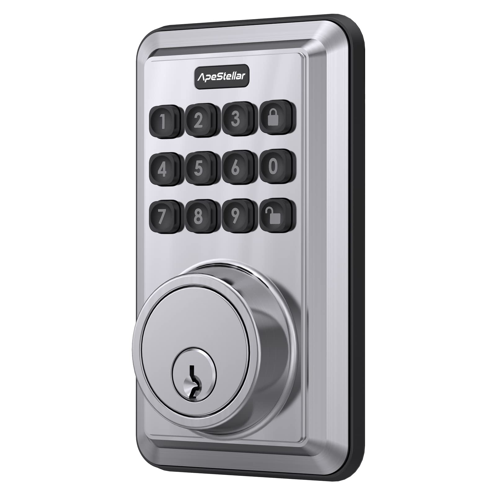 Keyless Entry Door Lock with Keypad, Electronic Deadbolt Keyed Entry