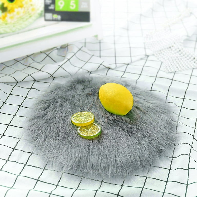 Soft Artificial Sheepskin Rug Chair Cover Artificial Wool Warm Hairy Carpet Seat Throw Woven Blanket Tug Christmas Blanker Grateful Blanket Throw for