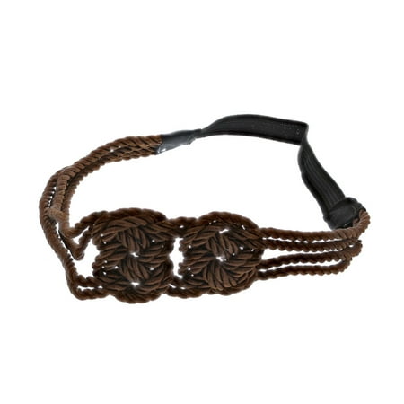 Making Waves Women's Nautical Rope Sailor's Knot Headband, Brown