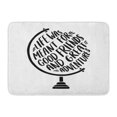 thumbnail image 1 of POGLIP Drawn Inspirational Globe and Life was Meant for Good Friends Great Adventures Lettering Hand Doormat Floor Rug Bath Mat 23.6x15.7 inch, 1 of 1