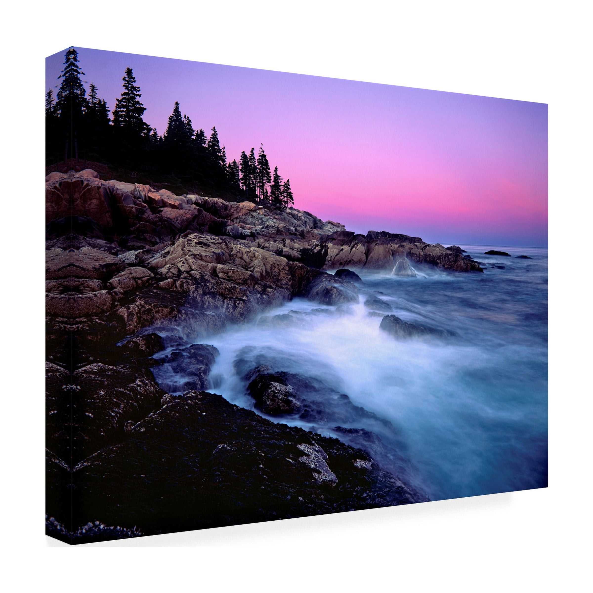 Trademark Fine Art 'Acadia Dusk' Canvas Art by Mike Jones Photo