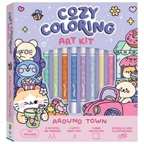 Art Maker Cozy Coloring Around Town Kit, (Hardcover)