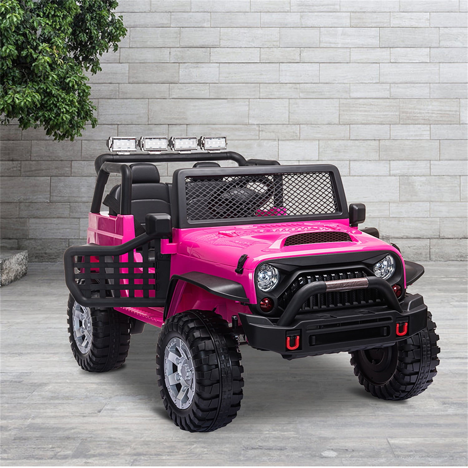 CIPACHO 12V Battery Powered Electric Car, 3 Speeds Kids Ride On Car for Kids 3-8 Years, SUV Toy Car with Remote Control RC, MP3, Pink CIPACHO 12V Battery Powered Electric Car, 3 Speeds Kids Ride On Car for Kids 3-8 Years, SUV Toy Car with Remote Control RC, MP3, Pink