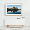 thumbnail image 5 of Reflections of a quiet Sunset in the Mountains - Photography Mountain Landscape Nature Scenic Wilderness Snow Oak Framed Wall Art Print 24 x 36 inches, 5 of 6