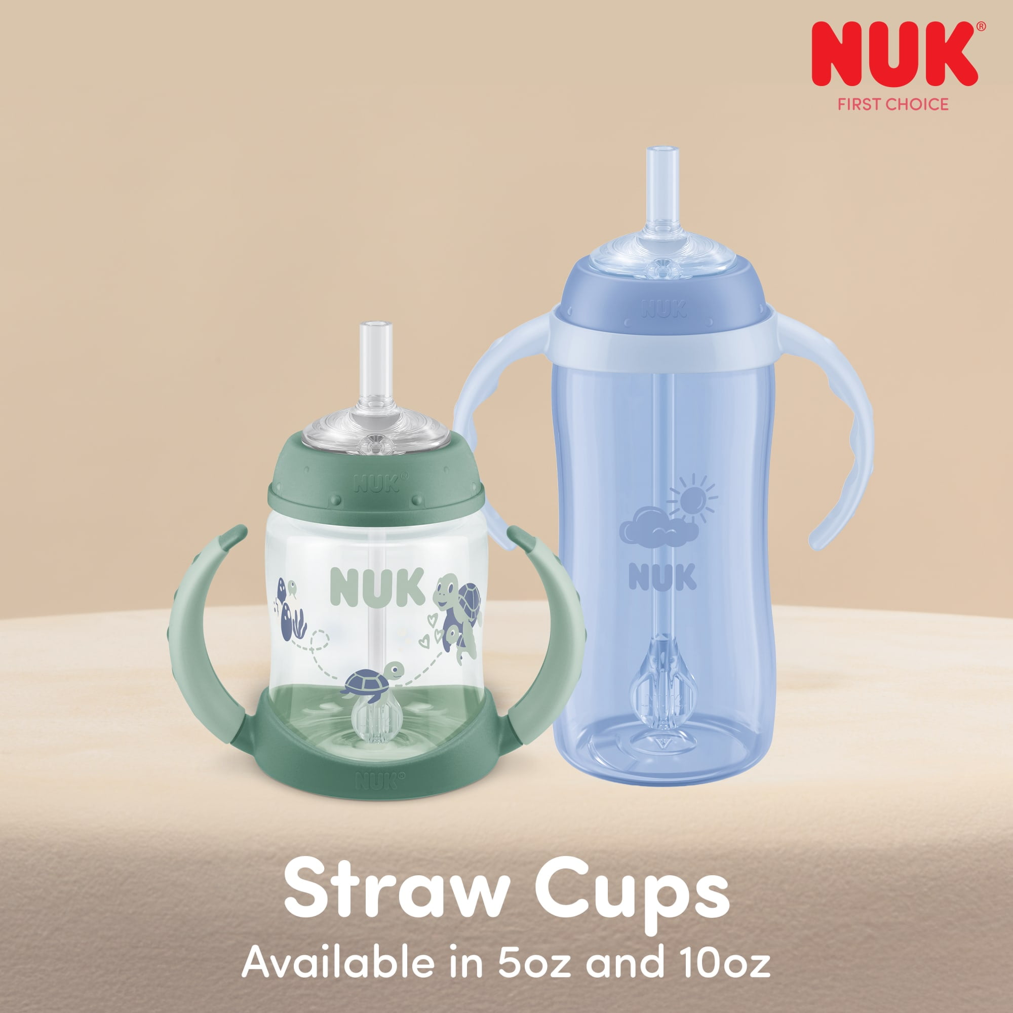 NUK First Choice Learner Straw Cup, 5 oz, 1 Pack