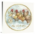 thumbnail image 1 of Global Gallery's '12 Days of Christmas III Round' By Lisa Audit Stretched Canvas Wall Art, 1 of 4