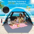 thumbnail image 3 of Carpa de playa Gorich, 270 x 270 x 160 cm, UPF 99+, ligera, 3 of 7