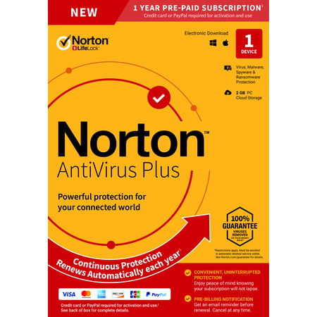 NORTON ANTIVIRUS PLUS 1 DEVICE (The Best Antivirus For Windows 7)