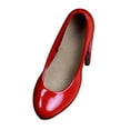 thumbnail image 5 of Kokiya 1/6 Scale Figure Pointed Toe Pumps Shoes Cosplay Retro Miniature Soldier Costume red B, 5 of 9