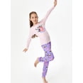 thumbnail image 4 of Beezizac Cute Panda & Donut Snug-fit Pajama Set for Girls Long Set Outfit Nighty Size 5T, 4 of 7