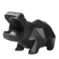 thumbnail image 1 of -estatua, escultura de resina para escritorio de arte, estantería, vitrina para vinos para atraer riqueza y adornos de resina negros, 1 of 5