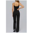 thumbnail image 5 of PISONIC Womens Workout Sets Two Piece Spaghetti Straps Crop Top Matching Straight Leg Pants Gym Work Pilates Outfits, 5 of 6