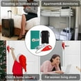 thumbnail image 6 of Portable Door Lock Home Security,Travel Door Locker Latch Traveling Extra Locks Lockdown, for Additional Safety and Privacy, for Hotel Home College Apartment (Red), 6 of 7