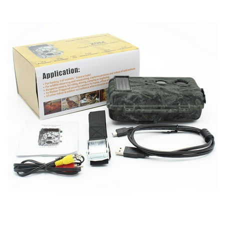 Trail Cameras 1080P Waterproof HD 16MP Infrared Thermal Sensor Video Night Vision Camera Wildlife Monitoring Observed