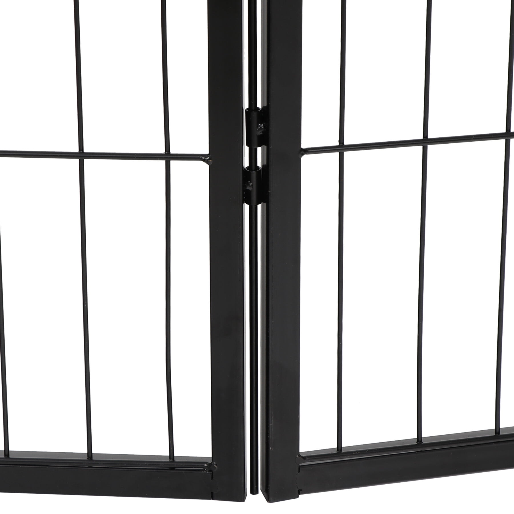 ZENY 39" Height Outdoor Pet Playpen Metal Exercise Fence Kennel Dog Playpen - 8 Panels