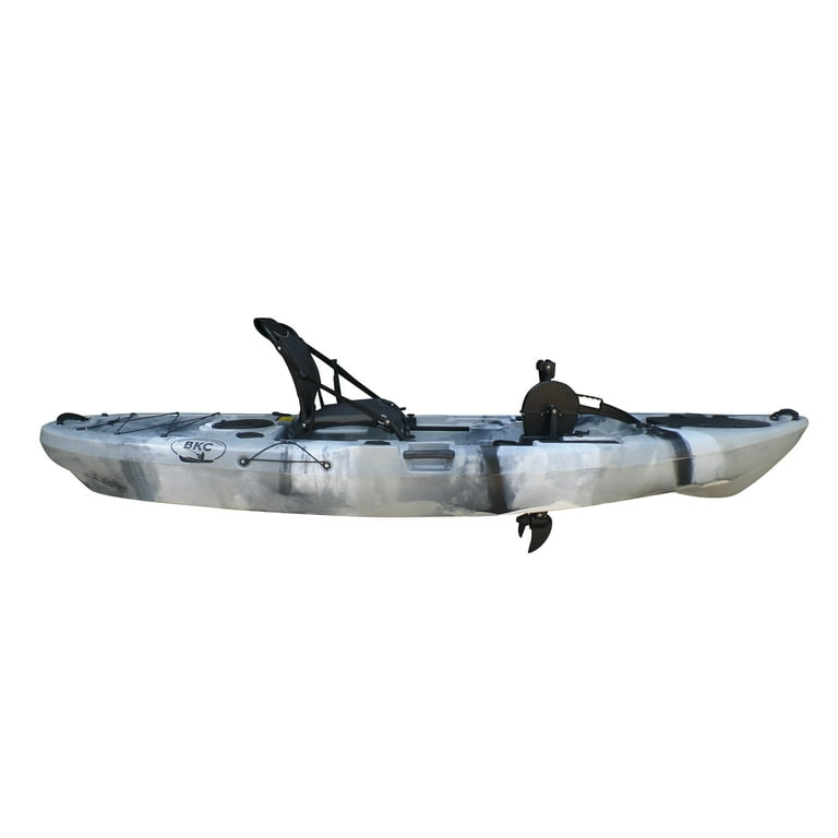 BKC PK11 10.6' Single Propeller Pedal Drive Fishing Kayak W/Rudder