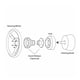 thumbnail image 3 of Adaptador de Cubo del Volante, Estructura Fuerte de Ajuste Fuerte Kit de Adaptador de Cubo del Volante de Metal Para Vehículo, 3 of 7
