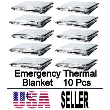 Emergency Mylar Thermal Blankets - Super Pack Of 50, 54"x84", 90% Heat Reflective 1 thumbnail image