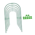 thumbnail image 2 of davian Greenhouse Hoops Grow Tunnel DIY Plant Support Garden Hoop Lawn Yards Garden Hoops Kit with Clips for Park Raised Beds Tomato without Netting, 2 of 8