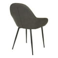 thumbnail image 6 of Piper Chair in Smoke Fabric with Black Frame, 6 of 6