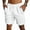 White, variant on Iaqnaocc Shorts Men Beach Drawstring White Shorts Men Big and Tall Quick Dry Running Workout Summer Elastic Waist Pants With Pockets Dark Gray S