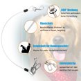 thumbnail image 2 of juguse 2pcs Dog Car Harnesses Heavy Duty And Safety Restraint No-Chew Tether Cable light gray, 2 of 6