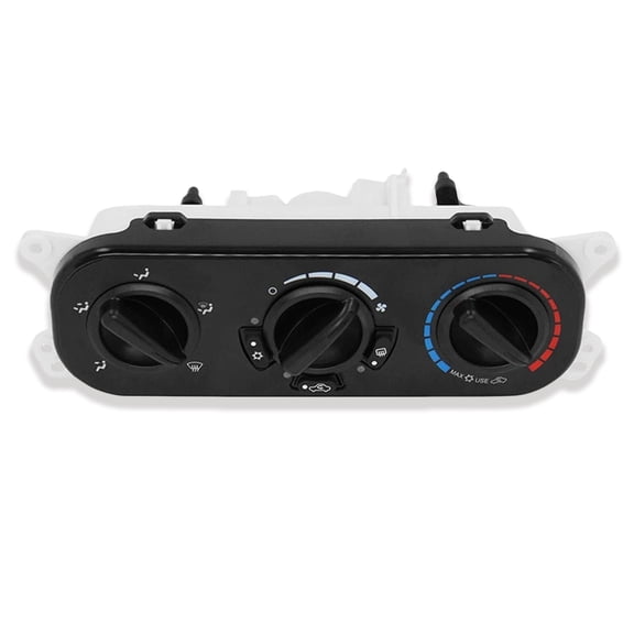Climate Control Module Panel Fit For Jeep Wrangler JK 2007-2010, OEM: 55111840AE, Heater A/C Control Switch Air Conditioning Climate-Black-1 Pc