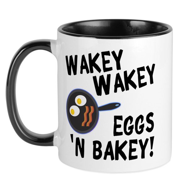 CafePress Bacon And Eggs Mug Unique Coffee Mug, Coffee Cup