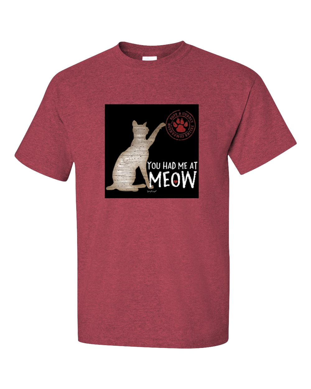 Trenz Shirt Company You Had Me At Meow Unisex Short Sleeve T-shirt - Bild 11 von 22