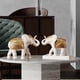 thumbnail image 2 of Colección de obras de arte de estatuillas y estatuas de elefantes creativos, esculturas decorativas de animales Pareja, 2 of 9