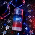 thumbnail image 3 of Red White Blue Hair Glitter Stick, 4th of July Patriotic Star Face Body Glitter, Waterproof Makeup for Women Football Game 250th Outfits, 3 of 8