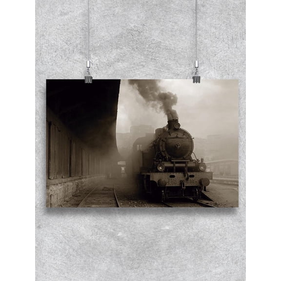 Old Steam Train. Poster -Image by Shutterstock