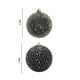 thumbnail image 3 of Adornos de Navidad para árboles, 12 piezas, irrompibles, varios estilos, negro, 3 of 8