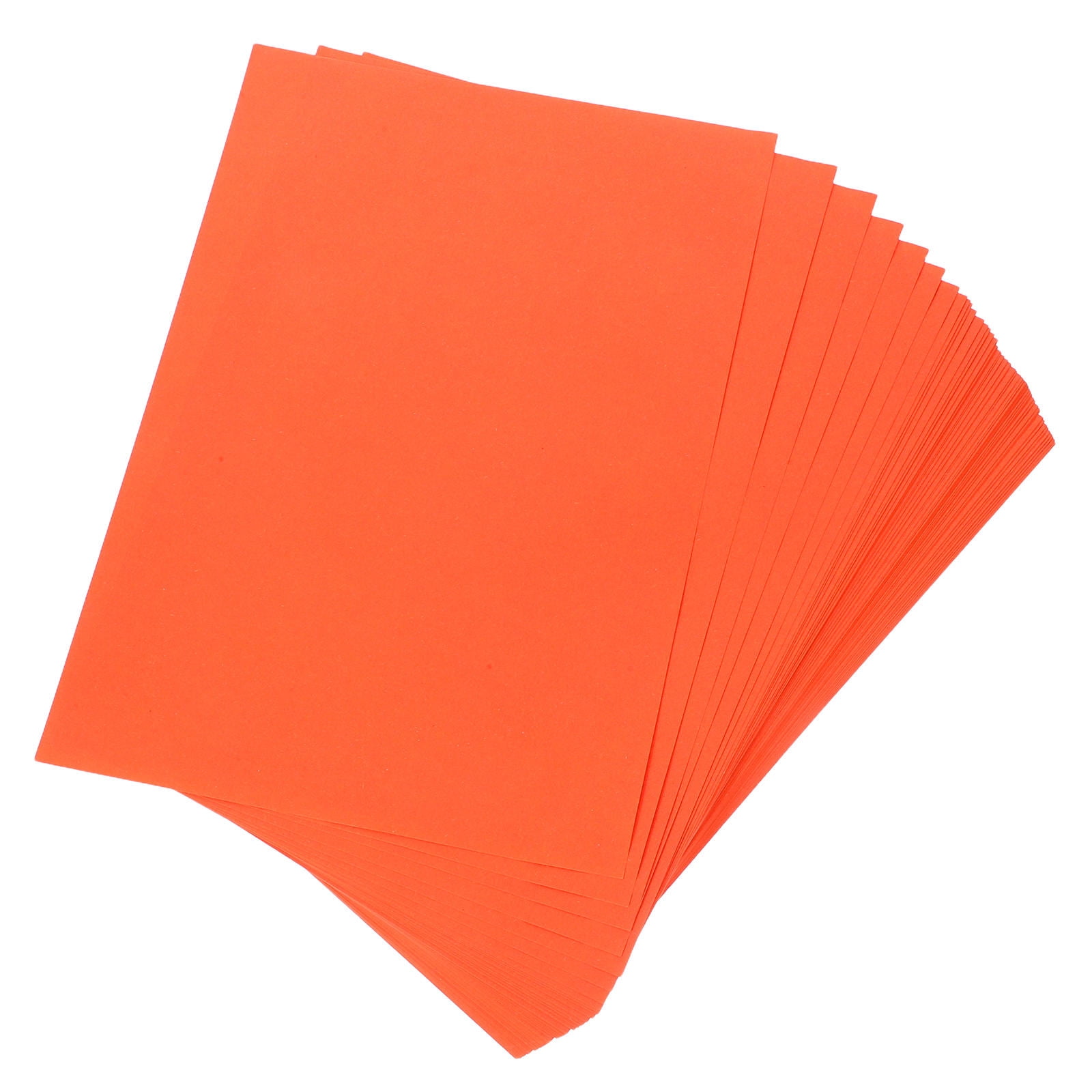 CHICHUMID Orange Hard Paper for Creative Projects Perfect for Printing Folding and Cutting with Ink Resistance
