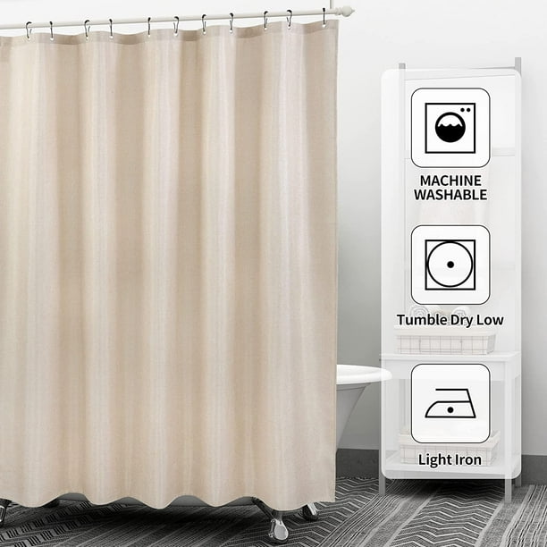 Neutral color shower sale curtains