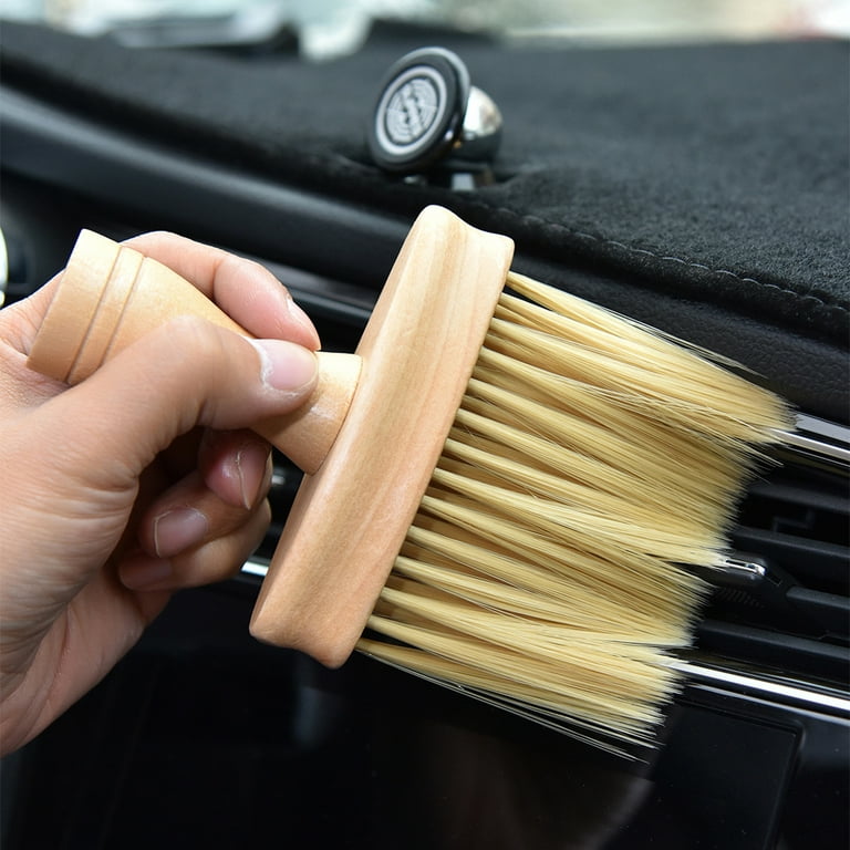 Auto Interior Dust Brush, Car Cleaning Brushes Duster, Soft Bristles  Detailing Brush Dusting Tool for Automotive Dashboard, Air Conditioner  Vents, Leather, Car Detailing Brush 