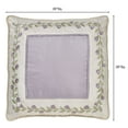 thumbnail image 2 of Lavender Rose Embroidered European Sham Only European Sham 26 x 26 Inches, 2 of 4