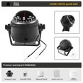 thumbnail image 1 of Maiev LC550 Authentique avec Réglage de Déviation Magnétique, Boussole Illuminée Intégrée pour Navigation, Voile et Activités Extérieures, Qualité Fiable, Disponibilité Mondiale - Noir (en Stock), 1 of 6