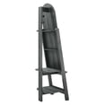 thumbnail image 4 of Standing Mirror, Black, Wood, Bedroom Living, Modern Contemporary HB34732, 4 of 11