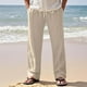 thumbnail image 1 of Pantalones largos para hombre, lisos, informales, con múltiples bolsillos y botones, para exteriores, rectos, para fitness, cargo, poliéster, 1 of 6