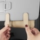thumbnail image 3 of Estuche para gafas de coche de cuero PU, caja organizadora, gafas magnéticas para parasol de visera Beige Sharpla Estuche para anteojos de coche, 3 of 8